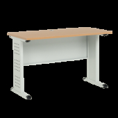 Метално бюро Carmen CR-1315 K - сиво / бук