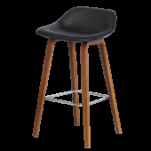 Бар стол Carmen 3088 - орех - черен