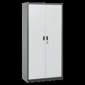 Метален шкаф за инструменти Carmen CR-1226 L SAND - черен-сребърен