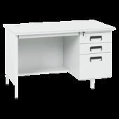 Метално бюро Carmen CR-1317 L - сиво