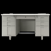 Метално бюро Carmen CR-1319 L - сиво