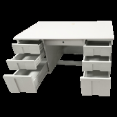 Метално бюро Carmen CR-1319 L - сиво