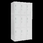 Метален шкаф Carmen CR-1274 J - сив