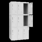 Метален шкаф Carmen CR-1274 J - сив