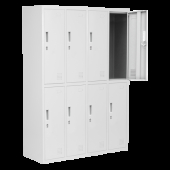 Метален шкаф Carmen CR-1276 J - сив