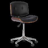 Работен офис стол Carmen 6403 - орех - черен