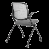 Посетителски стол AGNO - тъмносив