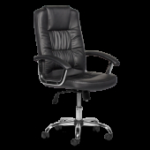 Президентски офис стол Carmen 6081 - черен