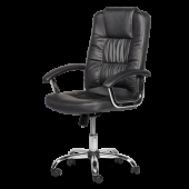 Президентски офис стол Carmen 6081 - черен