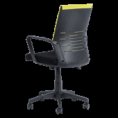 Работен офис стол Carmen 7041 - черен - зелен