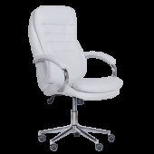 Президентски офис стол Carmen 6113-1 - бял