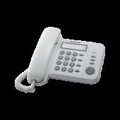 Стационарен телефон Panasonic KX-TS520 - бял