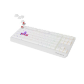 Клавиатура Genesis Gaming Keyboard Thor 230 TKL Wireless US White RGB Mechanical Outemu Red