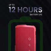 Тонколони HiFuture Ripple Red, 2-Way Speaker System, 20W*1+10W*1, IPX7 Waterproof, Up to 12 Hours Playtime, Bluetooth 5.3, Pair to Play (TWS Mode)