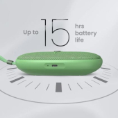 Тонколони HiFuture ASCENDO Matcha Green,  Bluetooth 5.3, IPX7 Waterproof, 20W Output, Pair to Play (TWS Mode), Up to 15 Hours Playtime, Built in 2-in-1 Amplifier