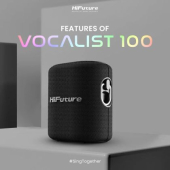 Тонколони HiFuture Vocalist100 Black, 20W Output, Karaoke Enable, Two Wireless Microphone, 4000mAh Battery (Support Power Bank), RGB Lighting, Pair to Play (TWS Mode), Bluetooth 5.3