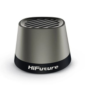 Тонколони HiFuture Mega S Silver Grey, Bluetooth 5.4, MagSafe, 5W Output, Built-in MIC support Handsfree, Pair to Play (TWS Mode), Up to 10 Hours Playtime, Wireless Charge (7.5W-15W), Phone Holder