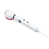 Масажор Beurer MG 44 infrared massager; Soothing vibration massage; Rotating massage head and 3-way adjustable handle; Infrared heat; 3 function levels; 4 interchangeable massage attachments