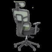 Ергономичен стол Carmen 7582 - зелен-черен