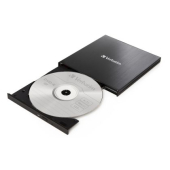 Оптично устройство Verbatim External Slimline CD/DVD Writer USB 3.2 Gen 1/USB-C