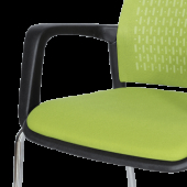 Посетителски стол Carmen 1138 CH - зелен