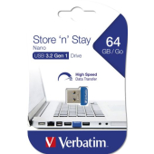 Памет Verbatim USB 3.0 Nano Store 'N' Stay 64GB