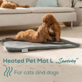 Термоподложка Beurer PP 220 Sammy Large heating mat for dogs and cats; Proven safety; Integrated bite protection on the power cable&protected heating element; Machine-washable cover and waterproof heating element