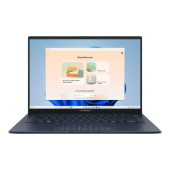 Лаптоп Asus Zenbook UX3405CA-ST1098W,Intel Ultra 7 255H 2.0 GHz (24MB Cache, up to 5.1 GHz, 16 cores, 16 Threads), 14.0 OLED WQXGA+(WQ+) 2880X1800 16:10 Bend+500nits Glare , 120 Hz, LPDDR5X 16GB ( on board ),1TB  SSD G4, Windows 11 , Ponder Blue