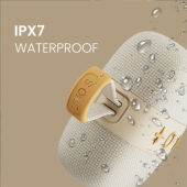 Тонколони HiFuture LINO S Latte, Bluetooth 5.4, IPX7 Waterproof, 12W Output, Pair to Play (TWS Mode), Up to 10 Hours Playtime, Support Auracast (Up to 100 units pair), Built-in Powerful DSP with DynaBoost Technology