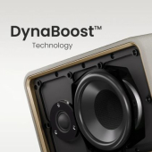 Тонколони HiFuture Passion X Latte, 100W Output (Max.Power), Built-in Powerful DSP with DynaBoost Technology, Crafted Wood Cabin, Wireless 5.4, Two-Way Full Range Speaker System, Built-in 8000mAh High-Performance Battery System, Pair to Stereo Sound Syste