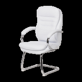 Посетителски стол Carmen 6154 - бял