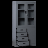 Метален шкаф Carmen CR-1278 E J SAND - графит