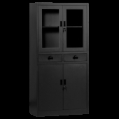 Метален шкаф Carmen CR-1247 J SAND  - черен