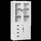 Метален шкаф Carmen CR-1278 J - сив