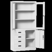 Метален шкаф Carmen CR-1278 J - сив