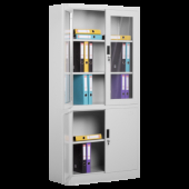 Метален шкаф Carmen CR-1272 J - сив