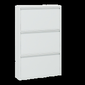 Метален шкаф за обувки Carmen CR-1228 E J - сив