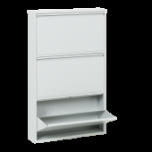 Метален шкаф за обувки Carmen CR-1228 E J - сив