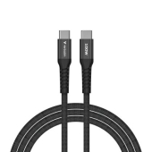 Кабел Verbatim Sync & Charge USB-C to USB-C 100W Magnetic 120 cm - Black