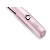 Преса Beurer HS 20 cordless hair straightener, Battery operation ,cordless, Ceramic and tourmaline-coated hot plates, 3 temperature settings from 160°C to 200°C, LED display, Cordless operation for 20 minutes, Lithium-ion battery,Plate locking system