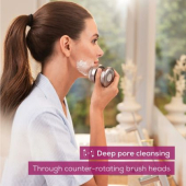 Уред за лице Beurer FC 59 Facial brush; PX7; Rechargeable battery; Incl.3 brush attachments (silicone, sensitive, exfoliating) and 1 x USB-C cable;Bi-directional rotation;2 speeds Waterproof (IPX7)