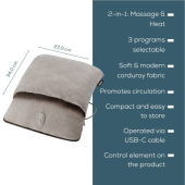 Масажор Beurer FM 28 Compact foot massager 2 in 1 + Beurer MG 18 Mini massager