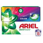 Капсули за пране Ariel 3-in-1 PODS® Color, 15 бр.