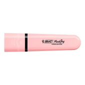 Текст маркер BiC Marking Pastel Скосен връх 1.2-4.6 mm Розов