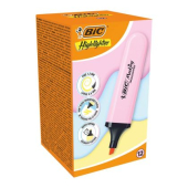 Текст маркер BiC Marking Pastel Скосен връх 1.2-4.6 mm Розов
