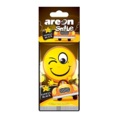 Ароматизатор за кола Ареон Smile Черна Ванилия, хартиен