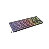 Клавиатура Genesis Gaming Keyboard Thor 430 TKL Wireless, US, RGB Mechanical Outemu Pink, Silent Slim, Black
