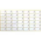 Етикети за цени EURO 17х30 mm 10л.х42ет./комплект Бели
