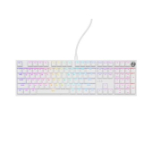 Клавиатура Genesis Mechanical Gaming Keyboard Thor 404 White RGB Backlight Gateron Peach Silent, US Layout