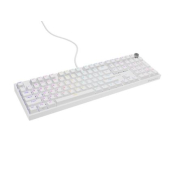Клавиатура Genesis Mechanical Gaming Keyboard Thor 404 White RGB Backlight Gateron Peach Silent, US Layout